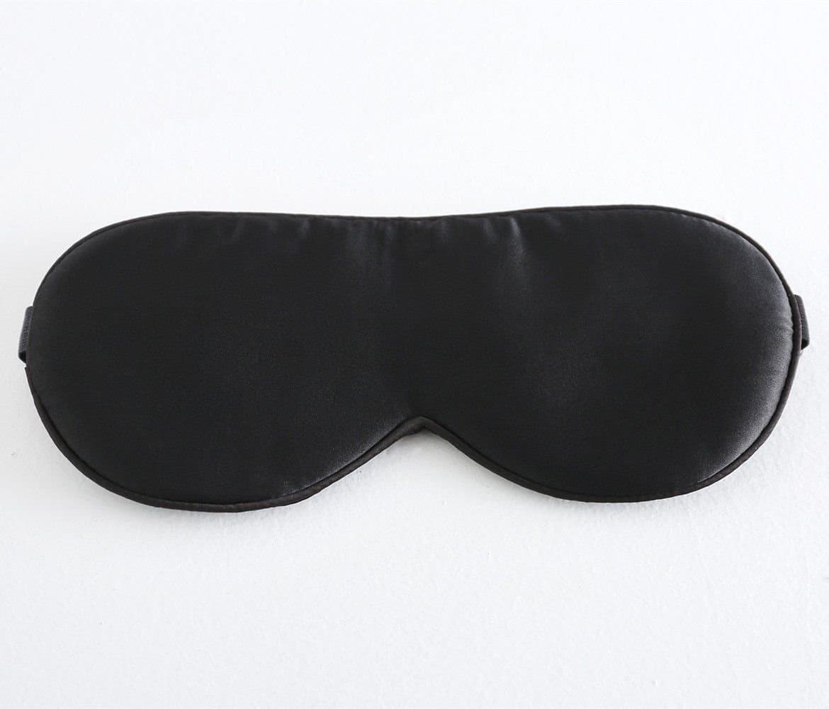 Natalie Zoe Sleep Mask and Blindfold - Pure Mulberry Silk Eye Mask - Comfortable Adjustable Strap Sleeping Blindfolds - Ultra Light Eyefold for Men and Women - Perfect for Home or Travel