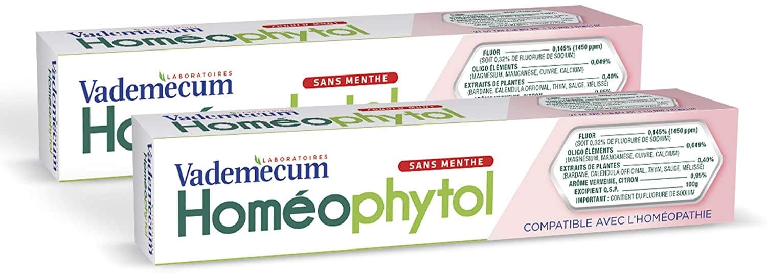 Vademécum – Toothpaste – Homéophytol – 75 ml – Pack of 2