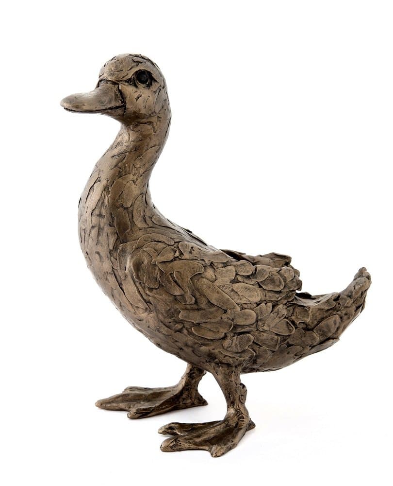 Frith Sculpture - Darcy Duck sculpture in Cold Cast Bronze.