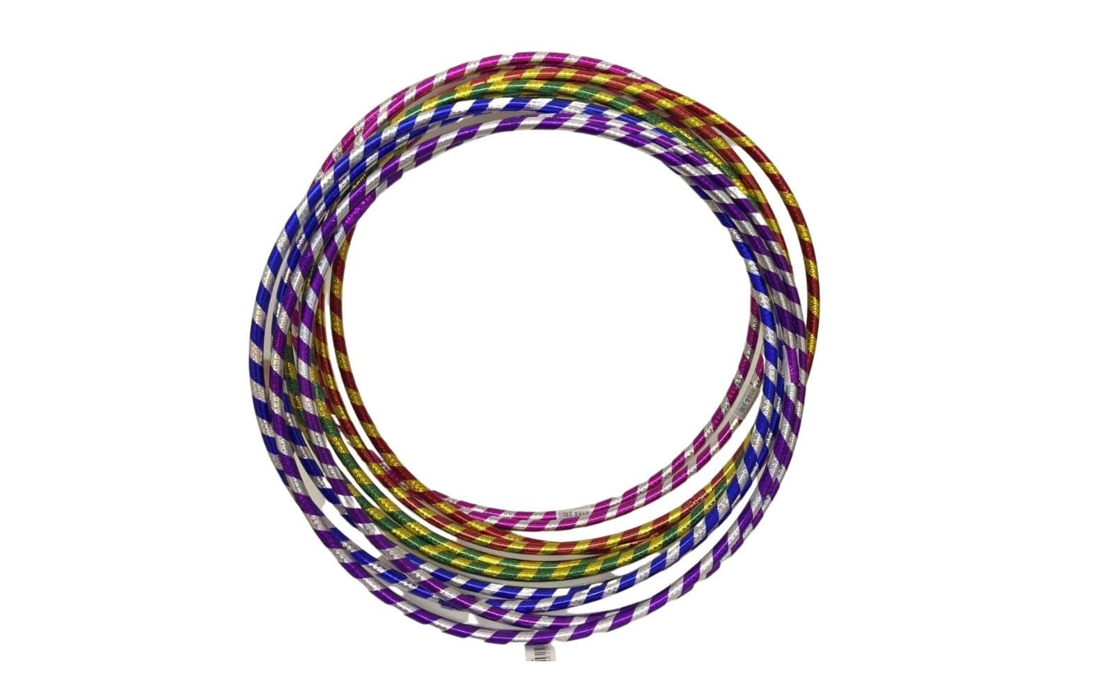 Glitter Hula Hoops – Multicolor Hula Hoop Ring – Lightweight Hula Hoop Rings, 50 cm 60 cm 70cm Hoops Ideal for Weight Loss, Party Games, Dance, Fitness