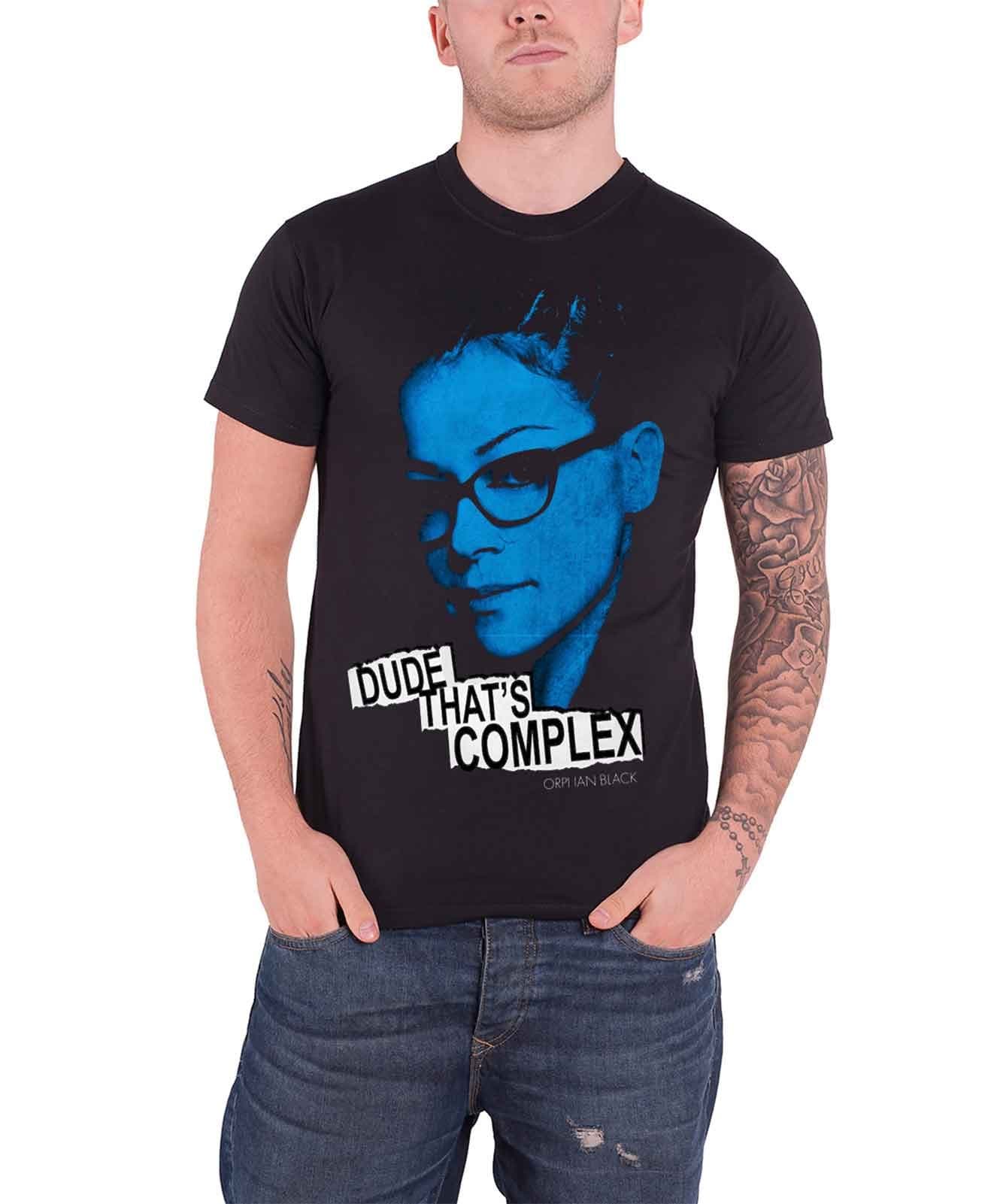 Orphan Black Dude Thats Complex Official Mens Black T Shirt Apparel