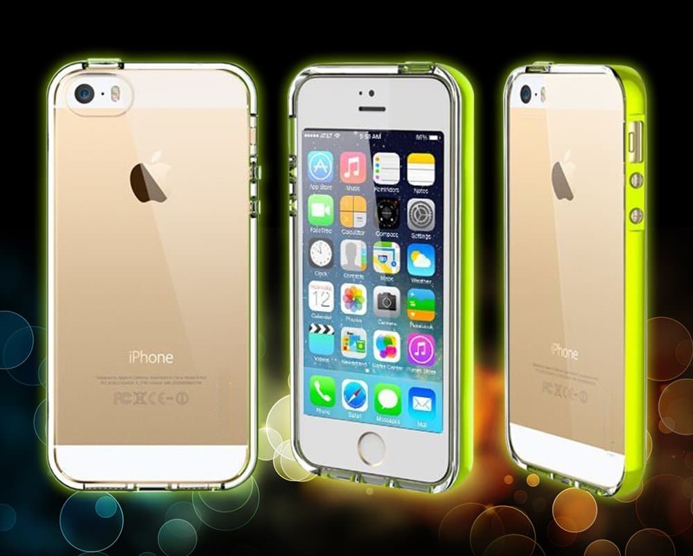 iPhone 6 (4.7) Case, Waloo LED Light up Case Uses Flash from Camera (Yellow)