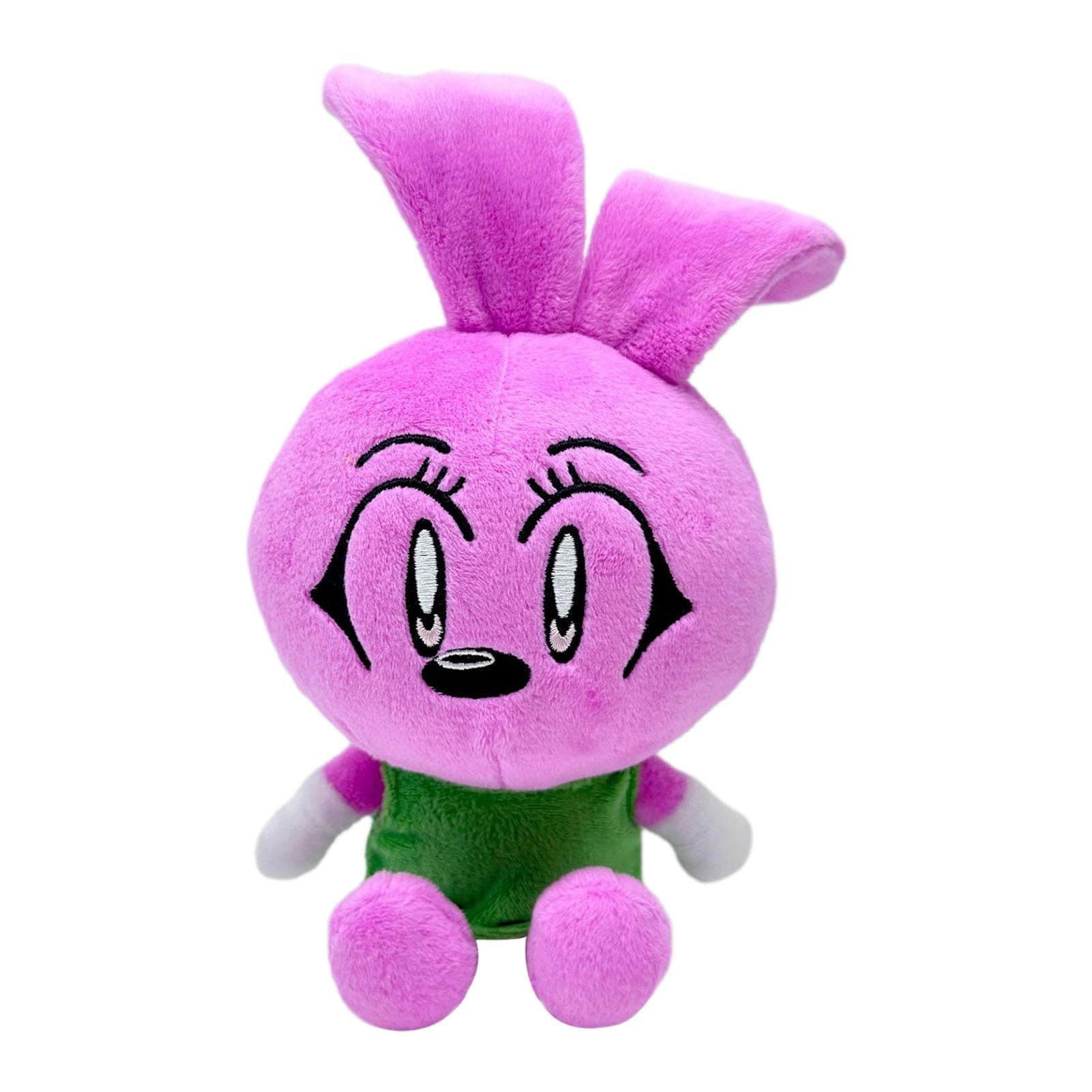 ZUREGO Ri-ggy The Rab-bit Mon-key Plush, 22cm Pink Da-nno C-al Dra-wings Rig-gy Plush, Interactive Educational Toy for Video Fans, Cute Rabbit Collection Birthday Gift Boys Girls