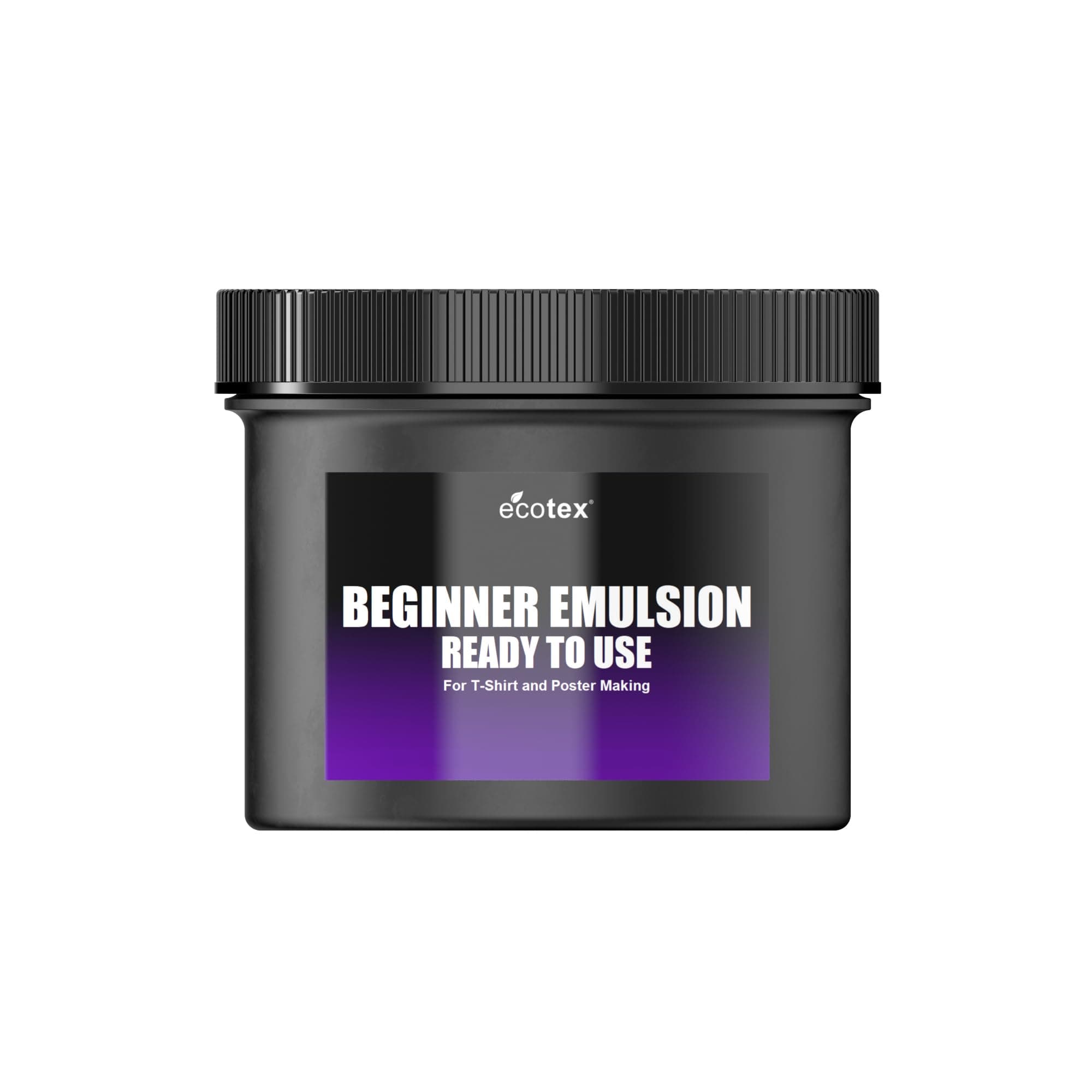Screen Print Direct Ecotex® Beginner Printing Emulsion (8 oz.) - Pre-Sensitized Ready to Use Photo Emulsion for Silk s and Fabric - for Plastisol Ink and Water Based Ink, Printing Supplies
