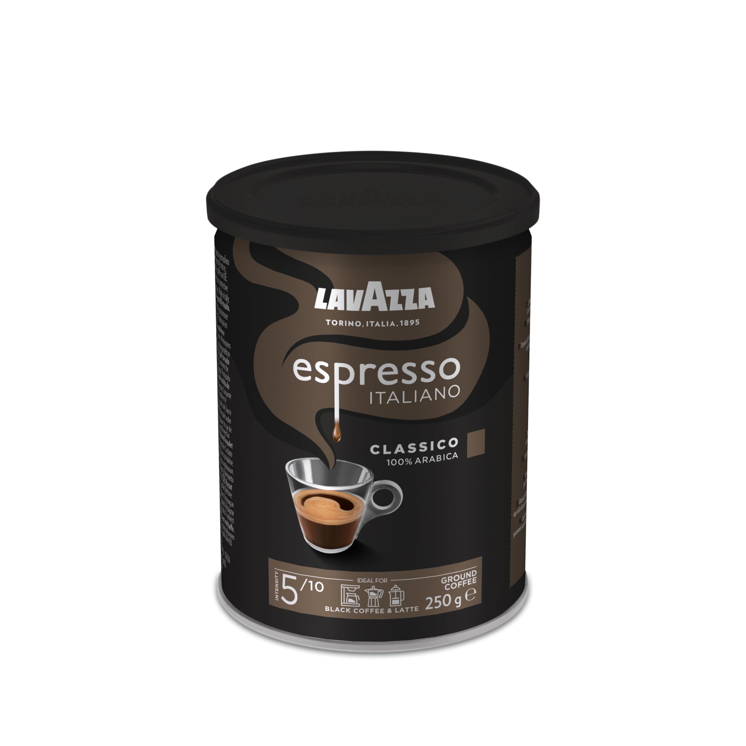 Coffee Caffè Espresso, Arabica Roast Coffee, Bean Coffee ground, Filter Coffee, 250g Jar
