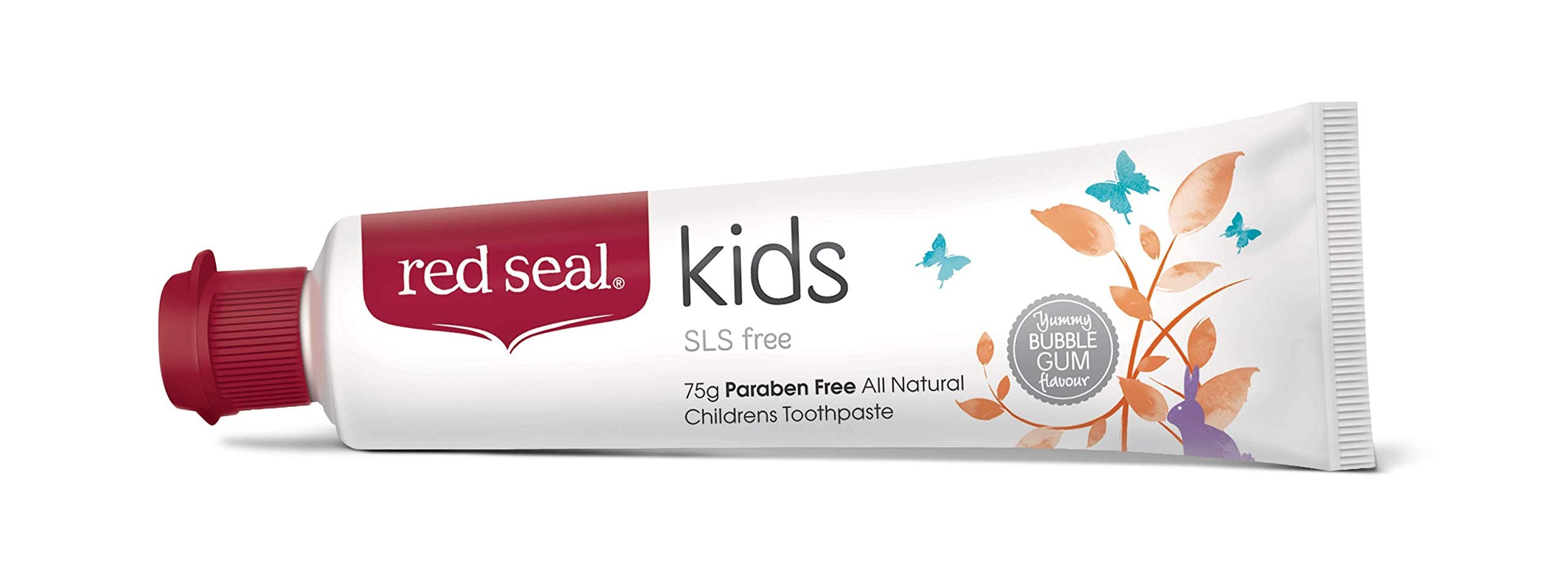 Red Seal Natural Kids / Children's SLS Free Toothpaste Bubble Gum Flavor