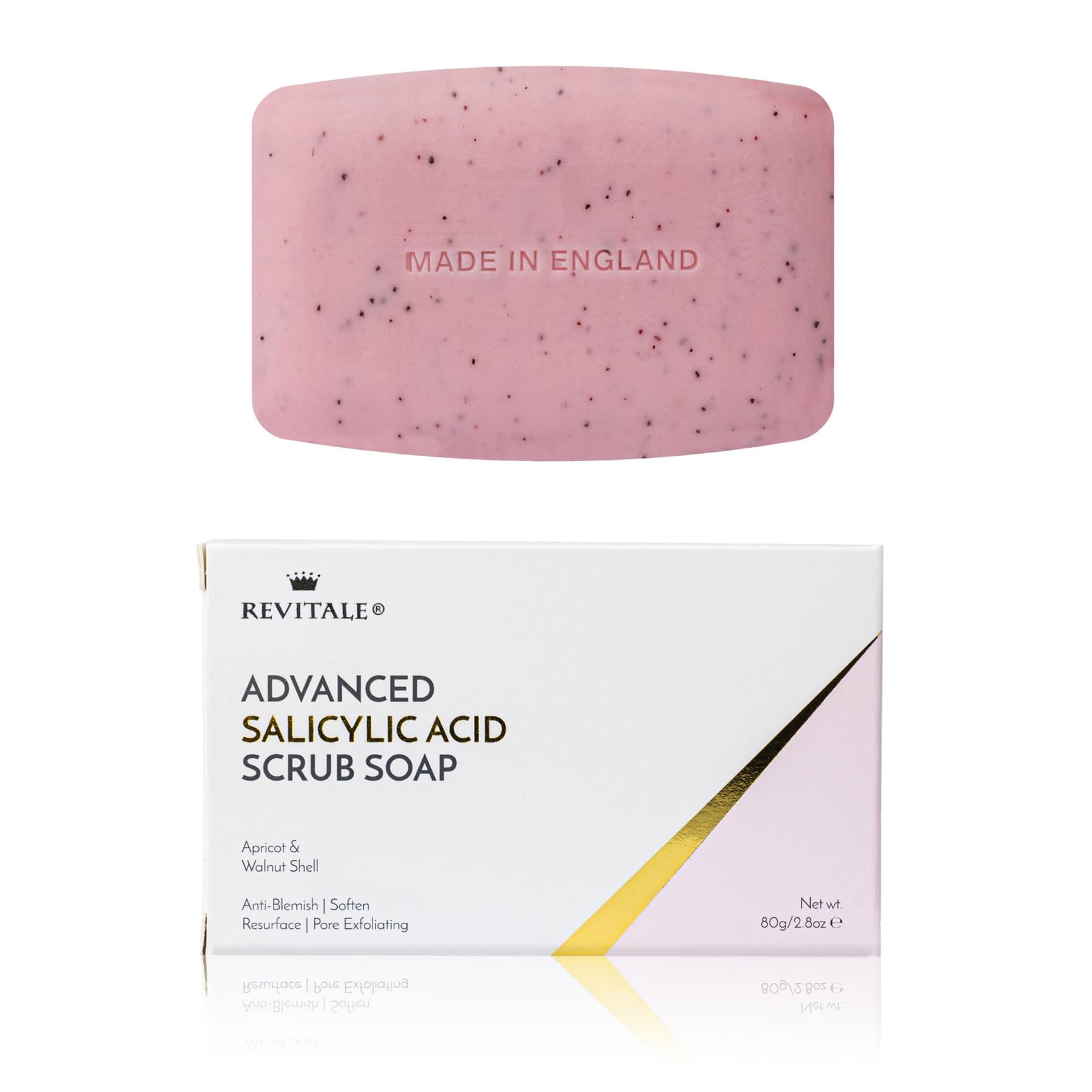 Salicylic Acid Scrub Soap, Pore Exfoliating, Softening Skin, Anti-Blemish