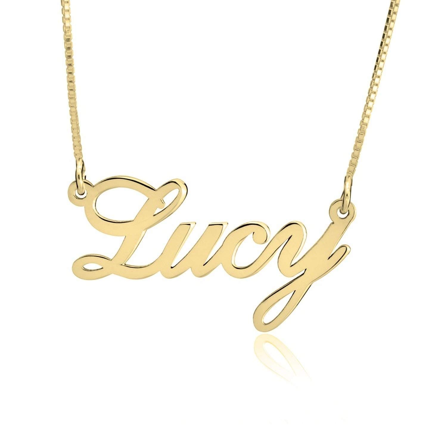 RESVIVIDainty Custom Name Necklace Personalized Nameplate Necklace Customized Name Jewelry Gift for Women Mother