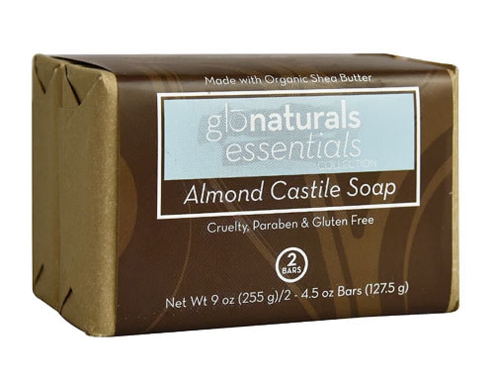 Glonaturals Essentials Almond Castile Soap - 2 Bar Pack