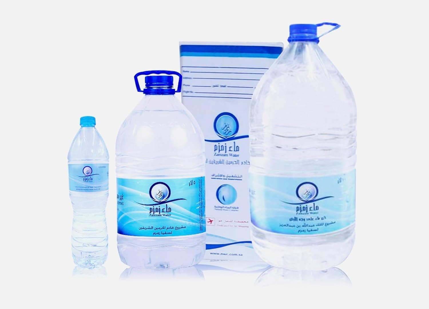 Zam Zam Water Makkah, Original Makka, Spring Water, Still, mecca Zamzam 100% Authentic & GENUINE (20 Liters (multipack))