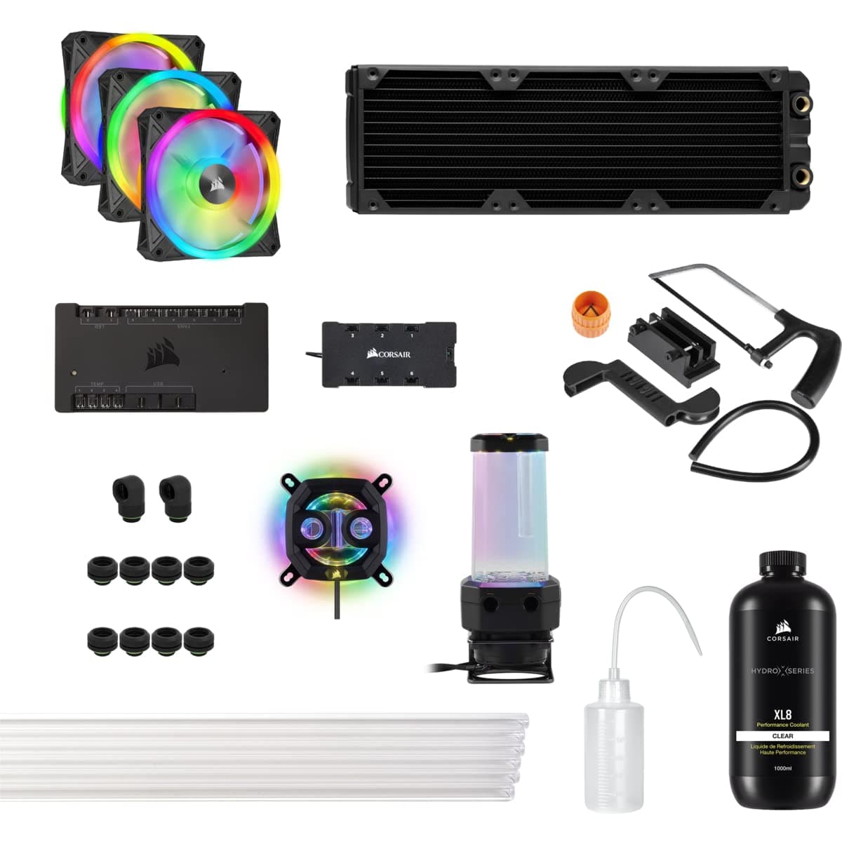 Corsair Hydro X Series iCUE XH305i RGB PRO Custom Cooling Kits Black, CX-9070008-WW