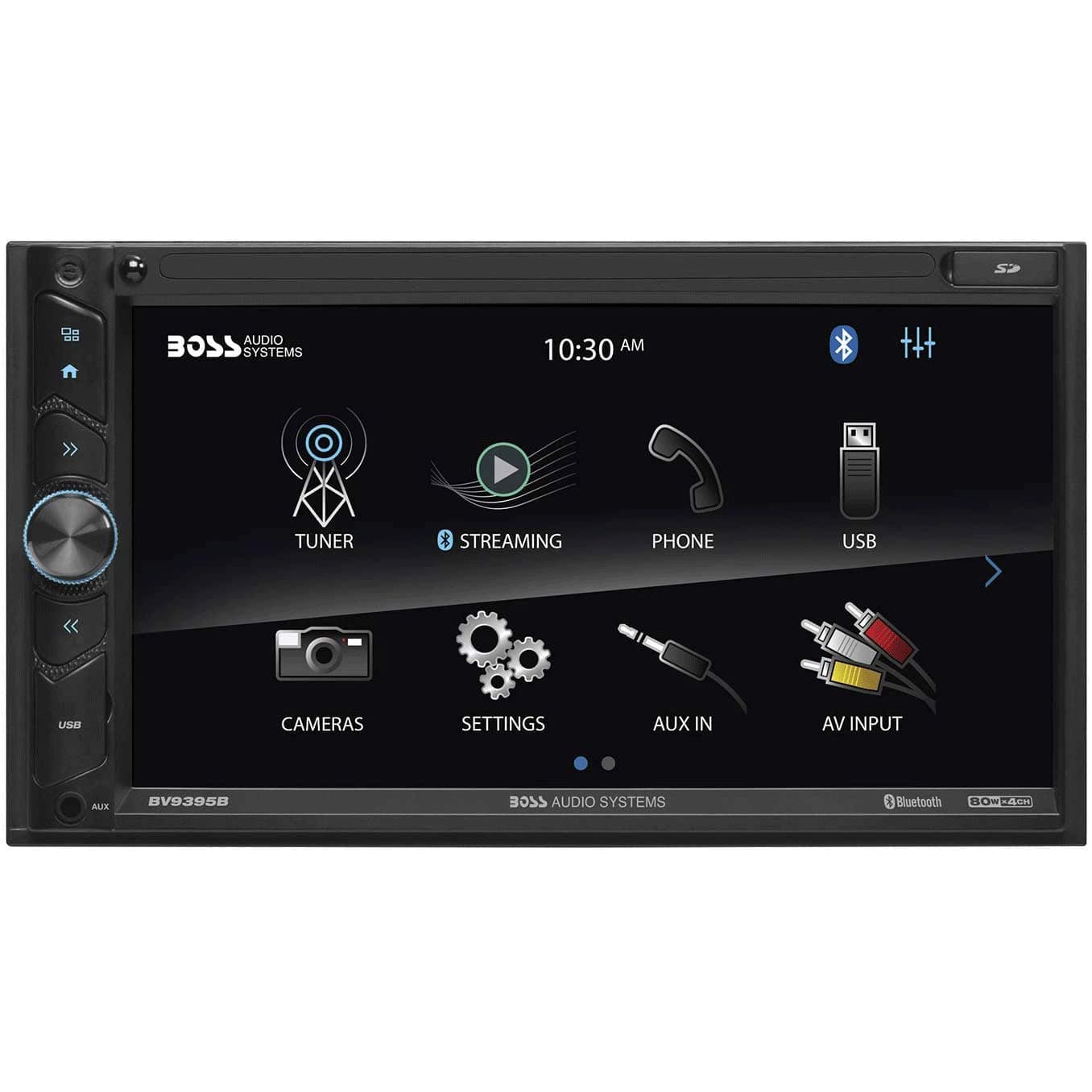 BOSS Audio Systems BV9395B Car Stereo – Double Din, 6.95 Inch Touchscreen, Bluetooth, No CD DVD Player, Radio Receiver, A-Link (Screen Mirroring)