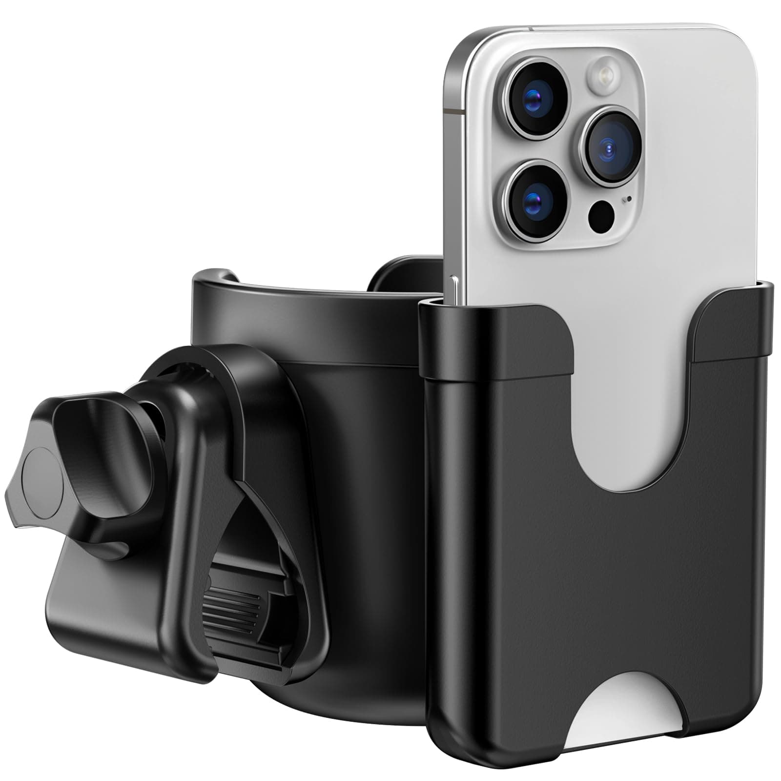 Guiseapue Universal Pushchair/Pram Cup Holder, Baby Bottle Organizer for Stroller with Phone Storage Box