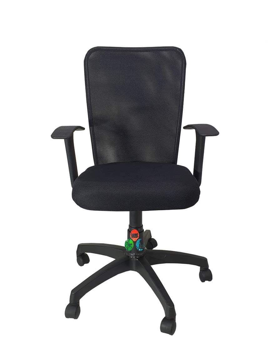 THE CHAIR HOUSE;WE BUILD QUALITY....! - C83 Mid Back Mesh Fabric Office Chair (Mid-Back, Midnight Black)