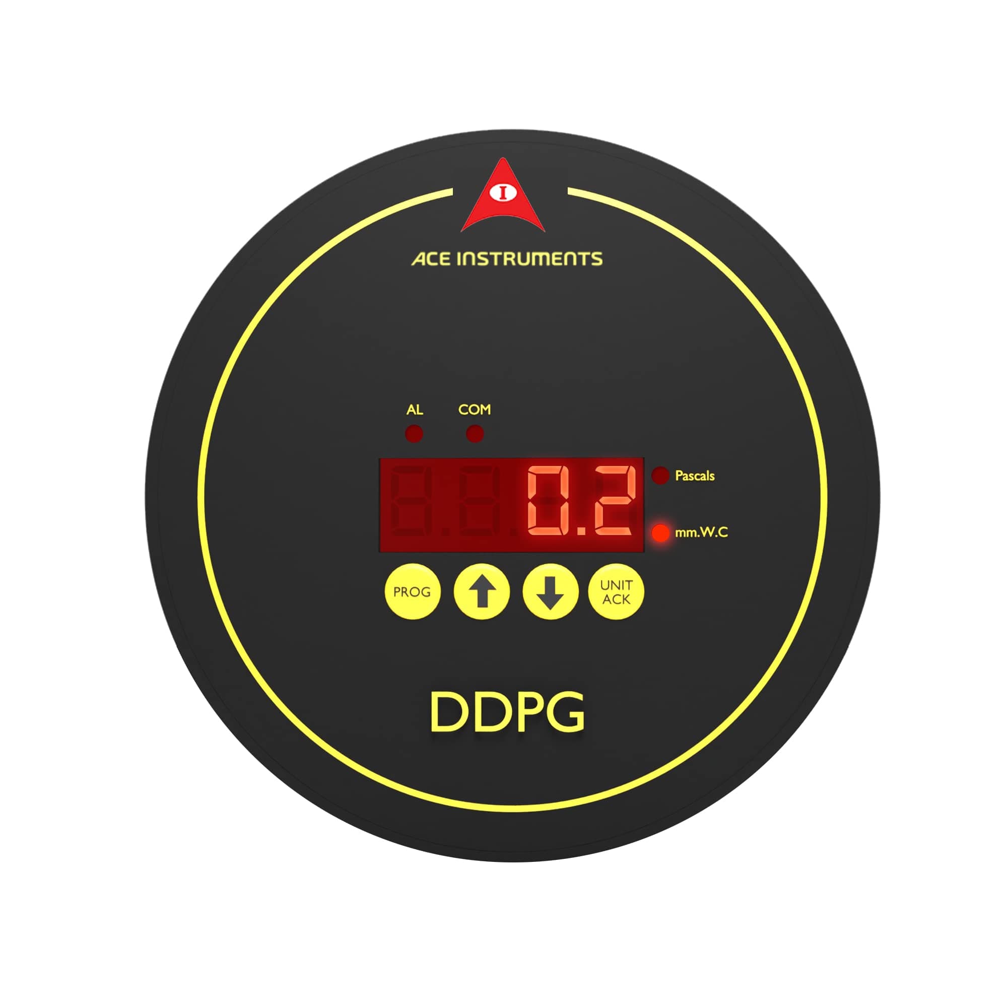 AI-DDPG Digital Differential Pressure Gauge (Range: -250 to 250 Pascals) for Clean Rooms, Hospital OT Rooms, Laminar Cabinets, Safety Units