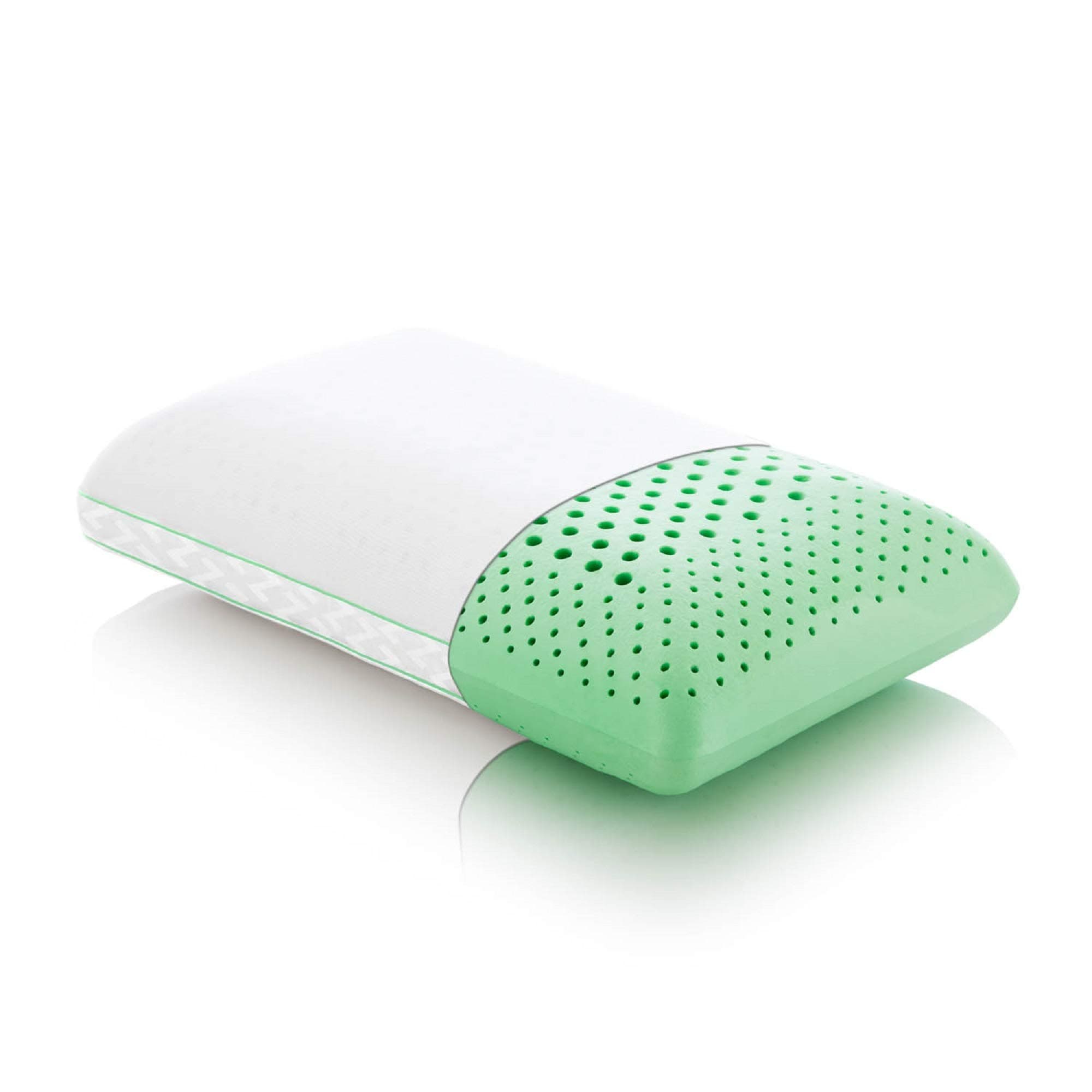 (Queen, Peppermint) - Z Zoned ACTIVEDOUGH Pillow Infused with All Natural Peppermint Oil - Feels like Blend of Latex and Memory Foam - Mid Loft - Queen