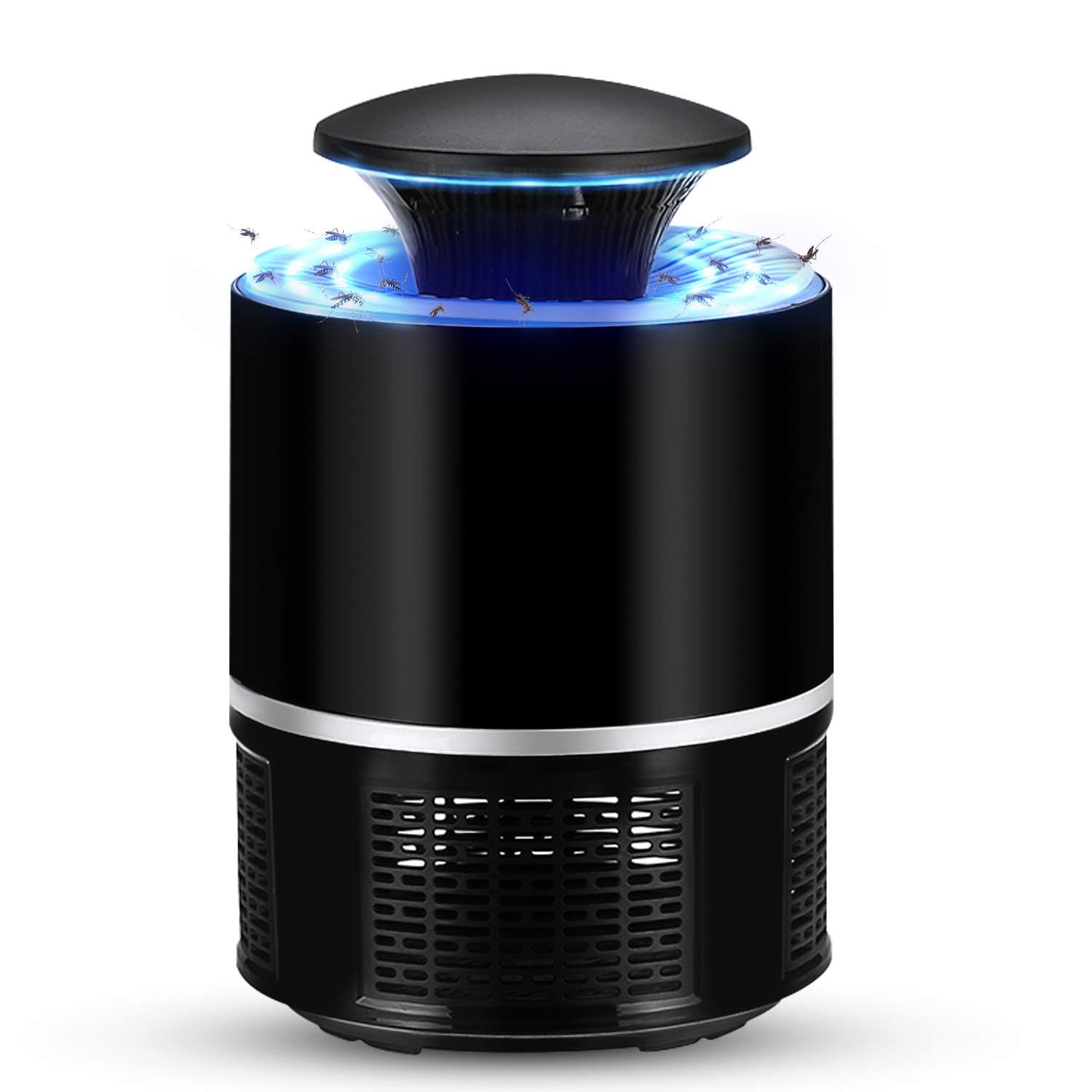 Indoor Mosquito Killer Lamp, Maybuy Bug, Fruit Fly, Gnat, Insect Trap - UV Light, Fan, Trap Even The Tiniest Flying Bugs - No Zapper - Child Safe, Non-Toxic