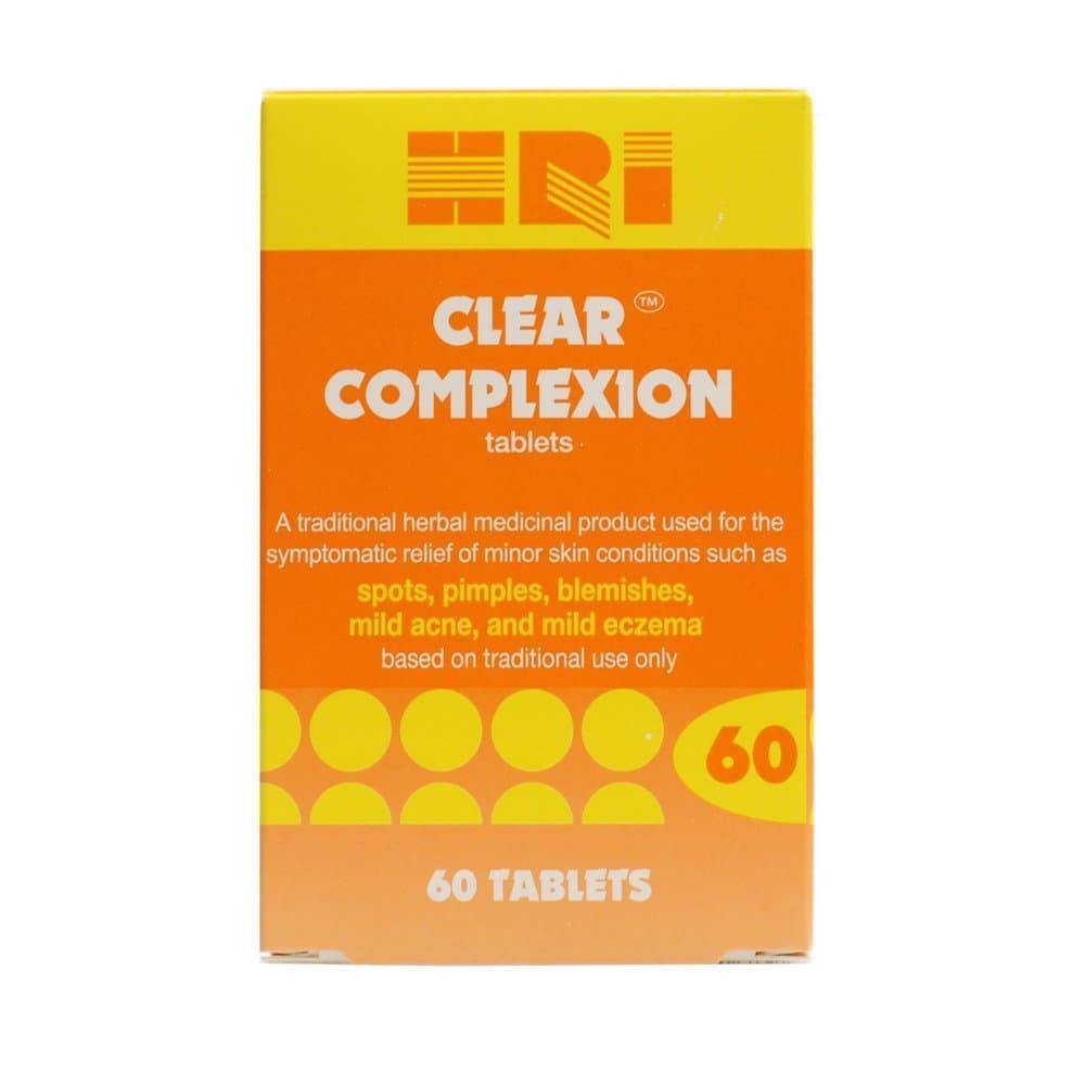 6 Pack of HRI Clear Complexion 60 Tablet