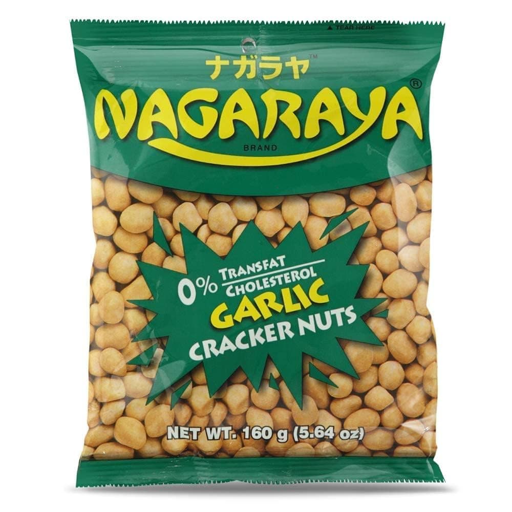 Nagaraya Cracker Nuts Garlic Pack of 5 (160 G Per Pack)