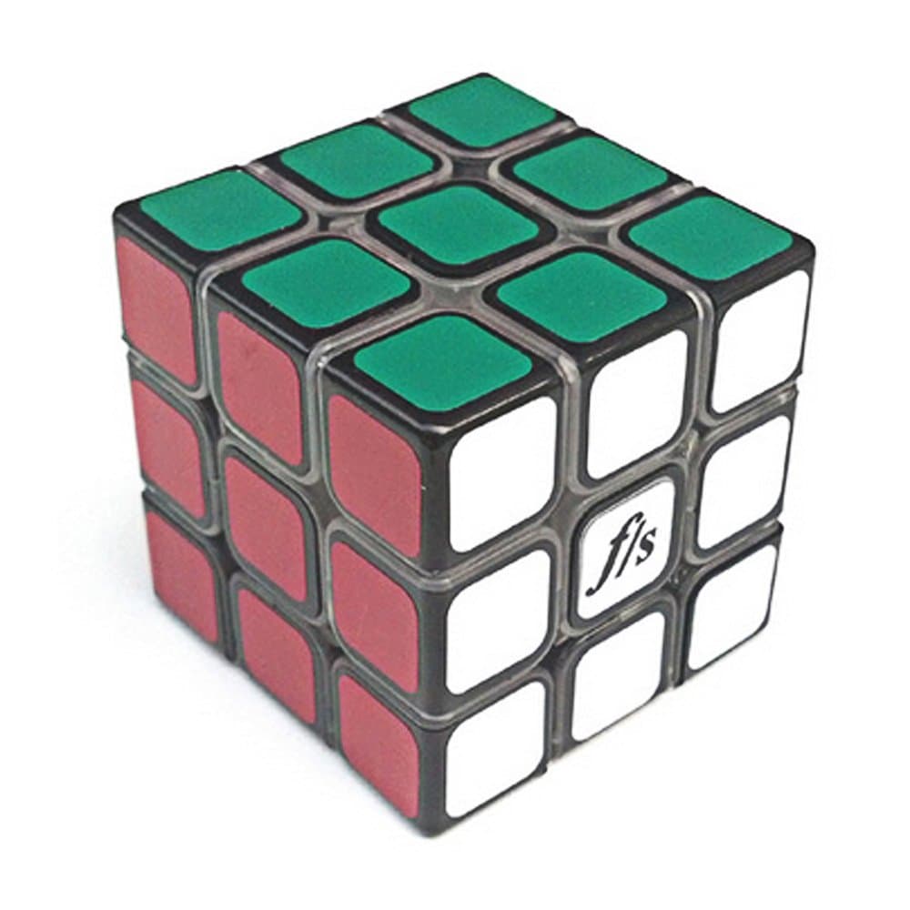 Formulatoys Fangshi Mini Shuang Ren 3x3x3 54.6mm Magic Cube Black Face on Crystal Core