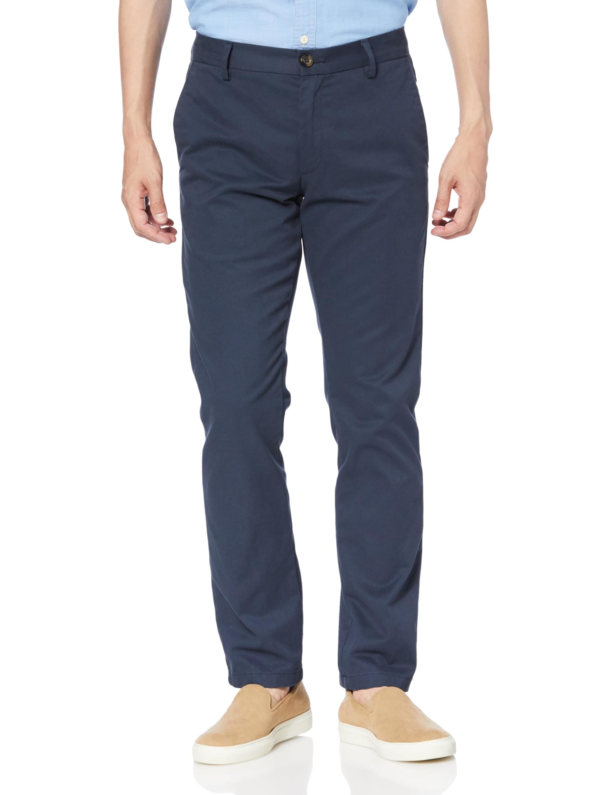 Amazon Essentials Men's Slim Fit Chino Pants, No Tuck, Wrinkle Resistant
