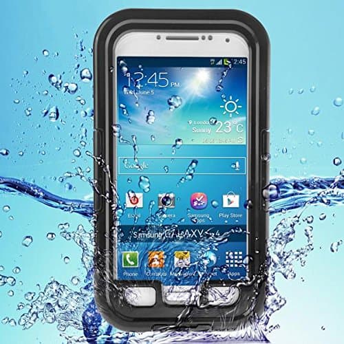 S4 9500,Waterproof Shockproof Dirt Snow Proof Case Cover for Samsung Galaxy S4 9500(Black)