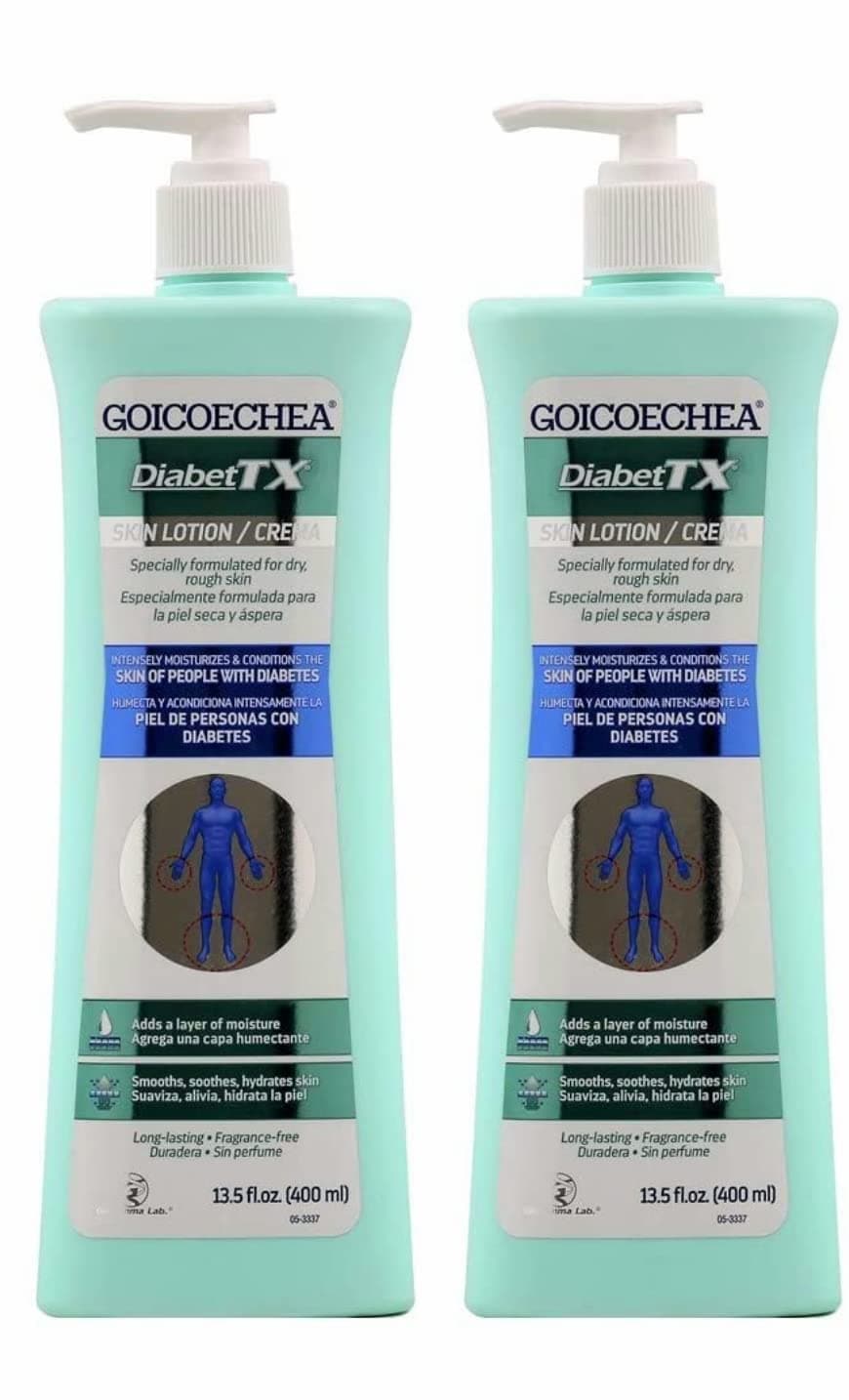 DiabetTX (Set of 2) For foot and Body, Pies y Cuerpo, Skin Cream