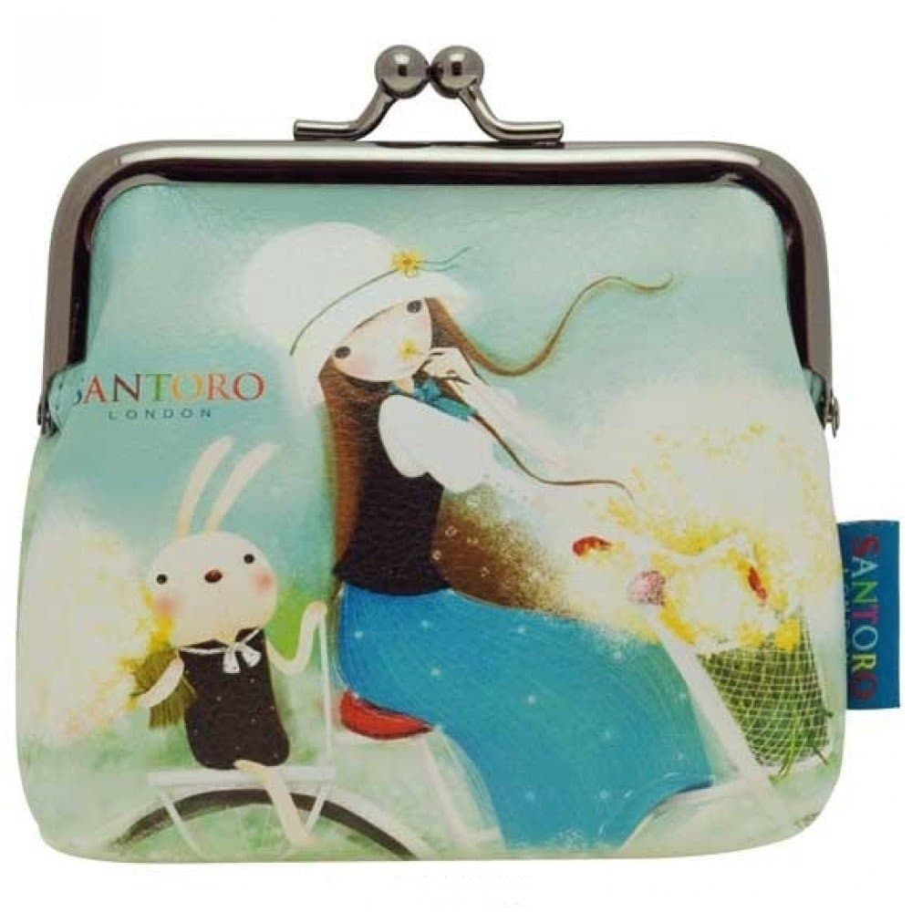 Kori KumiSantoro Click Clack Summertime Purse 10 x 10 cm Multi-Coloured, Multicolored, Multicolored