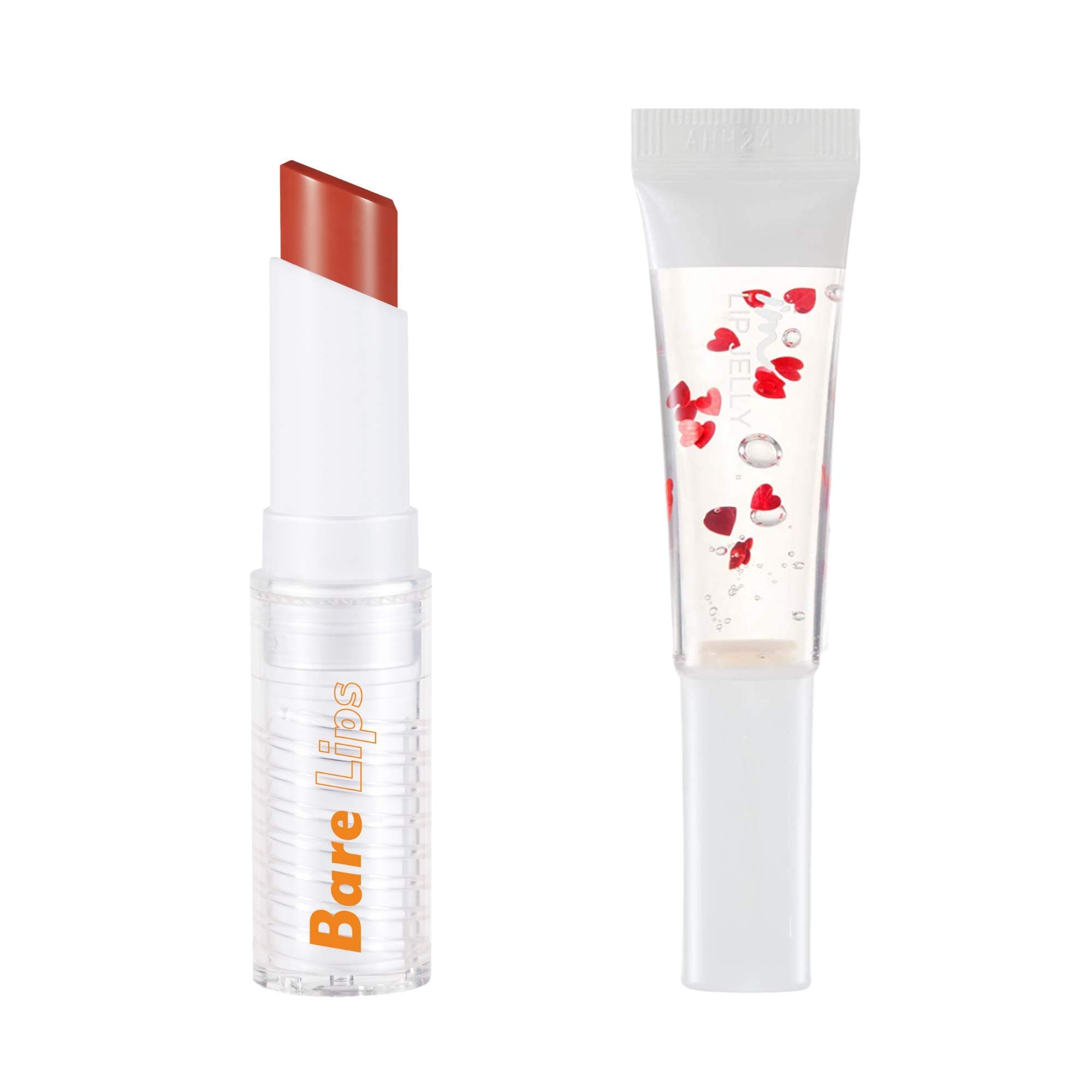I'M MEME I'M Bare Lips Color Balm 002 Sunkissed Orange + I'M Lip Jelly 001 Sugar Jelly Bundle