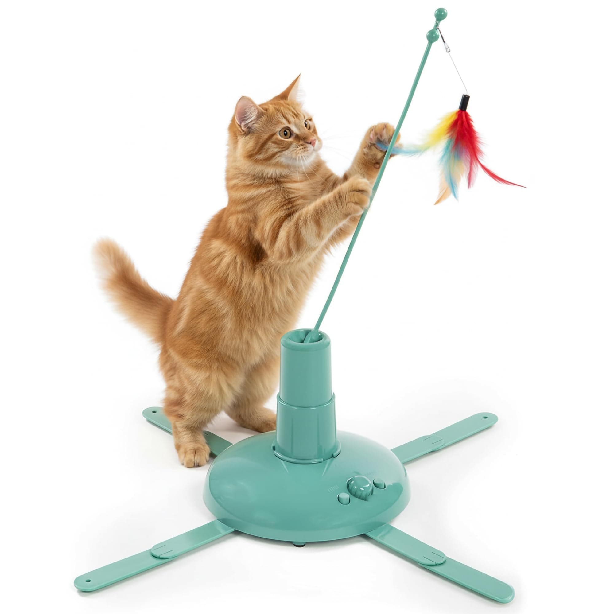 SmartyKat Electronic Motion/Moving Toys for Cats & Kittens, Battery Powered, Mimics Motion of Real Prey, Fun & Interactive Play - Multiple Styles