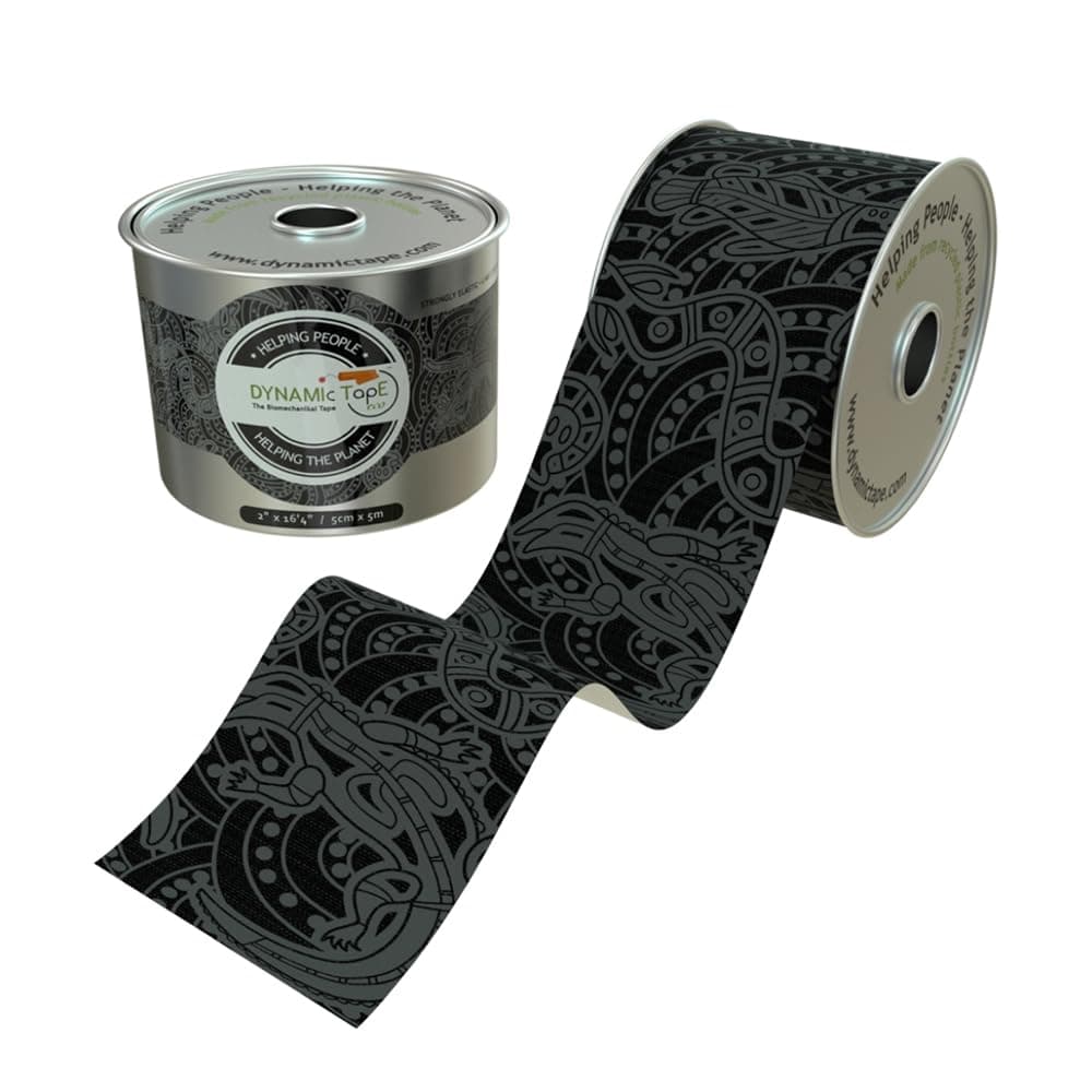 Dynamic Tape | Biomechanical Adhesive tape | For Sports & Physio | Knee, Ankle, Elbow, Leg, Muscle Support | ECO Grey 5 Centimetres x 5 Metres Roll