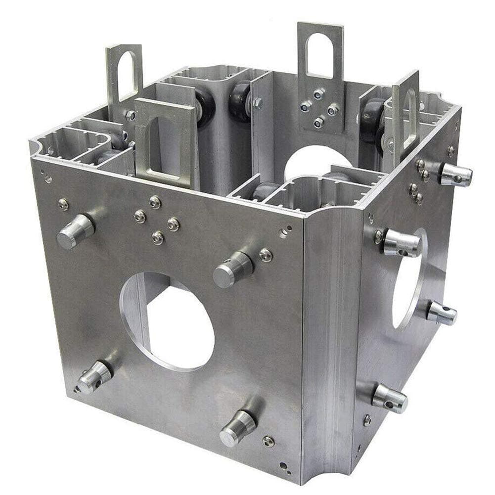 XuSha Standard Sleeve Block 12 Inches Square Box Truss Ground Support Sleeve Block Aluminum Fits for F34, DJ Lighting Truss 290 mm x 290 mm