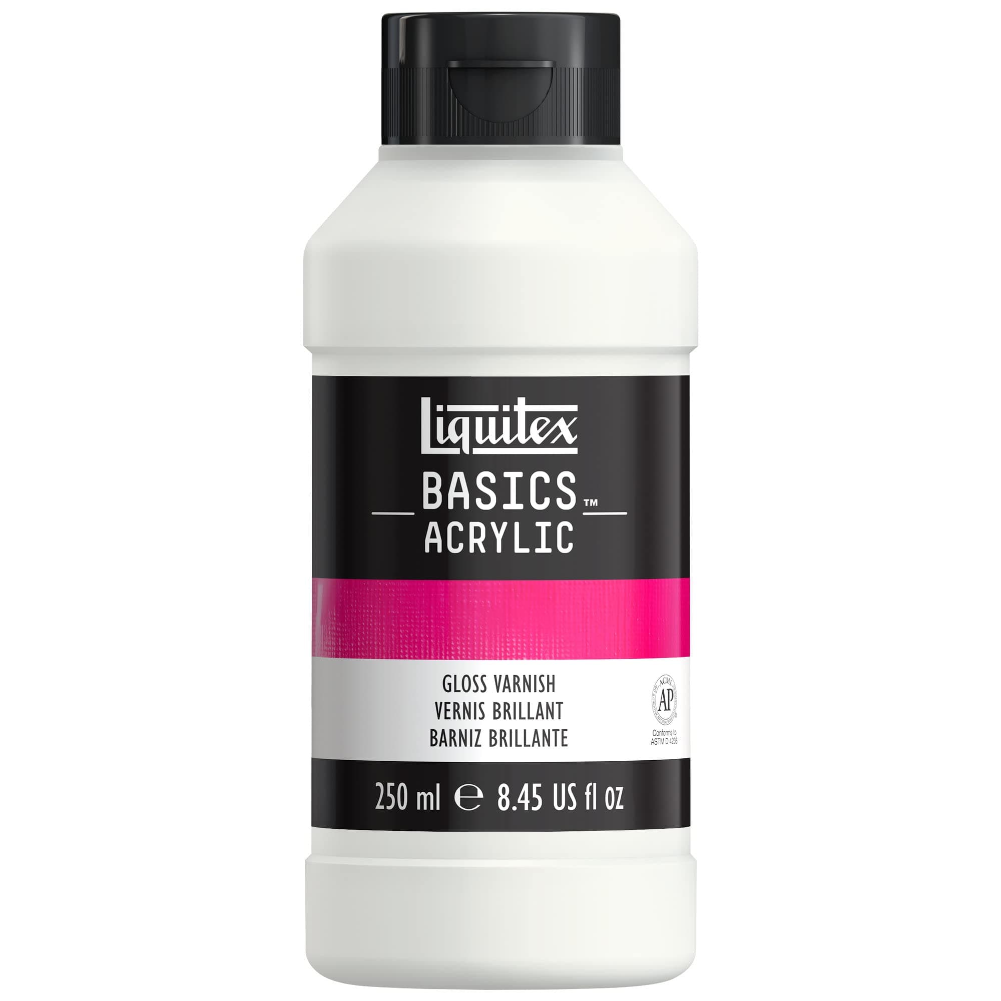 Liquitex BASICS Gloss Varnish 250ml (8.4oz) Bottle