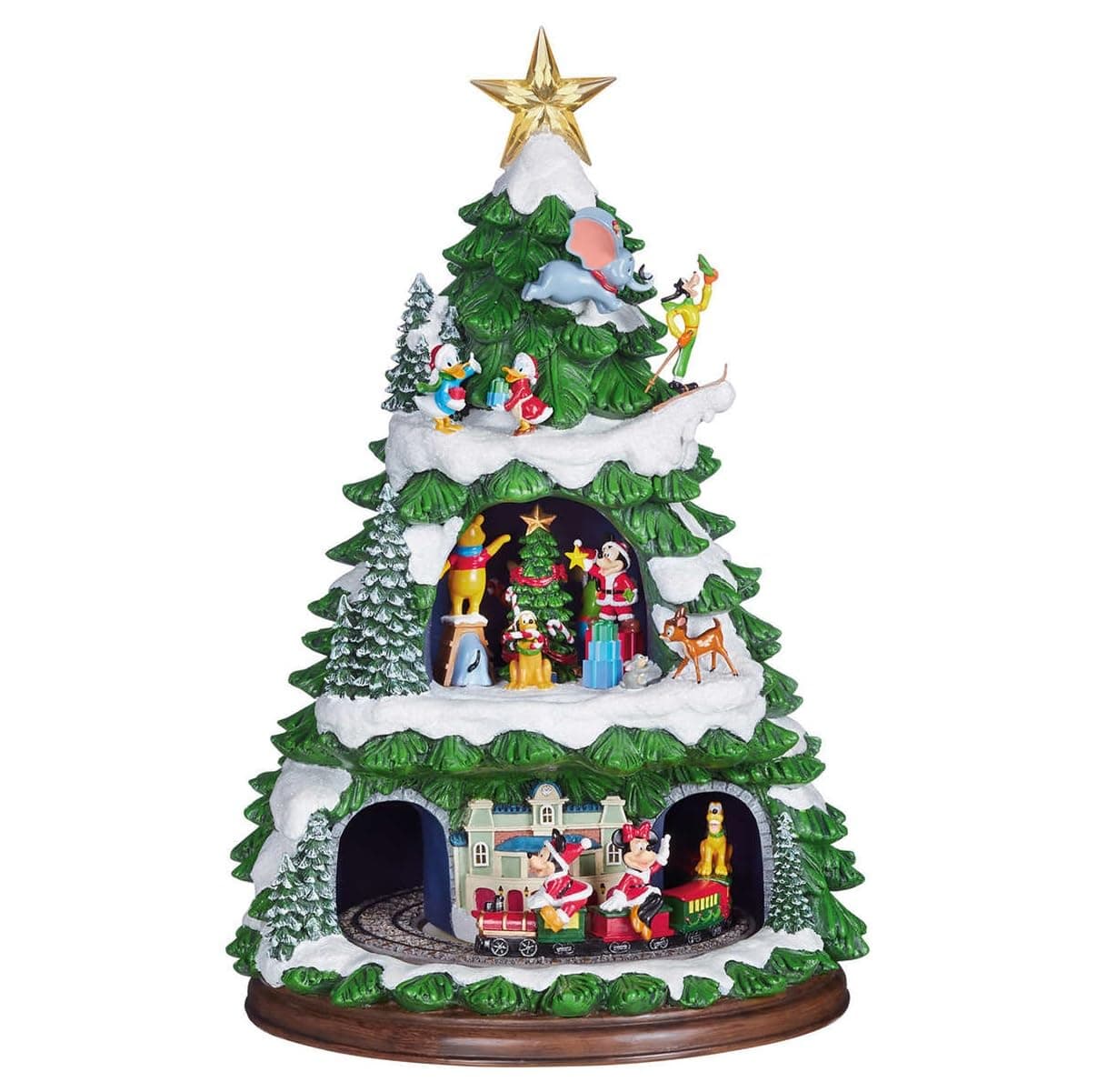 Disney Animated Christmas Tree 17" Inch with 8 Holiday Songs