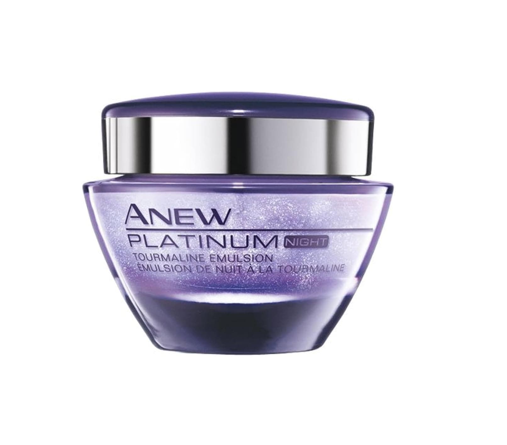 Avon Anew Platinum Night Tourmaline Emulsion 1.7 Fl Oz