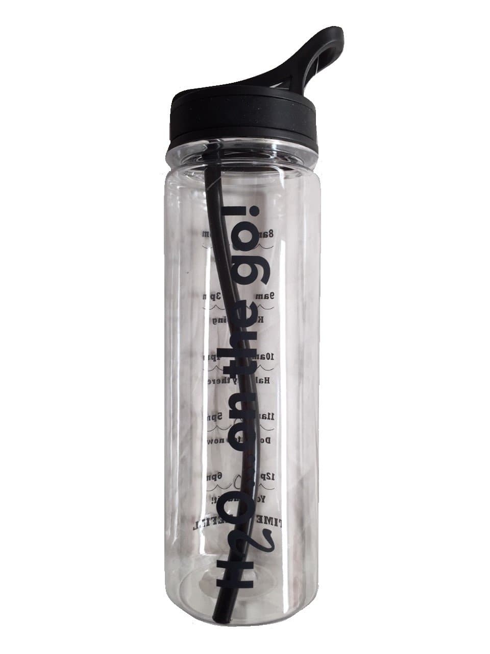 Bocca Water Track Bottle 750ml Capacity H20 On The Go (Black)