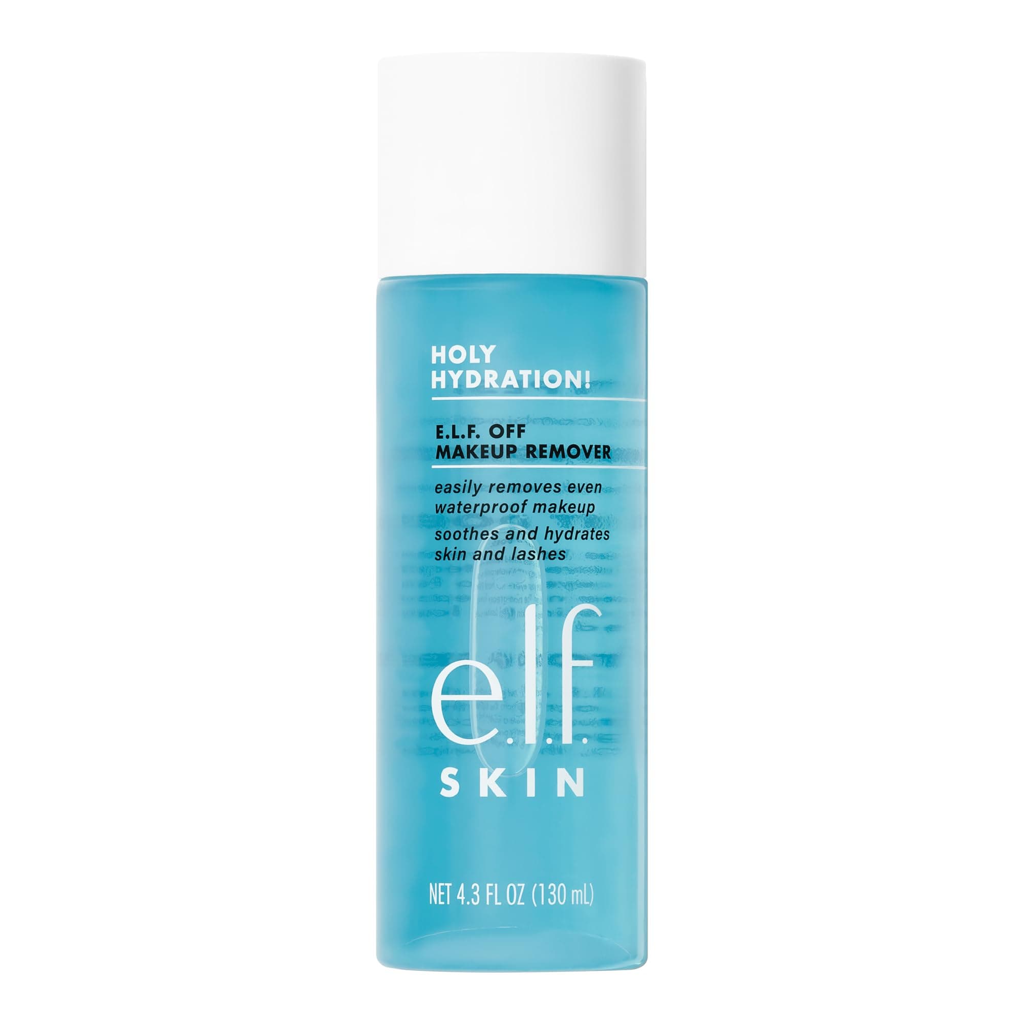 e.l.f. SKIN Holy Hydration! e.l.f. Off Makeup Remover, Liquid Makeup Remover For Eye, Lip & Face Makeup, Gentle Formula, Vegan & Cruelty-free