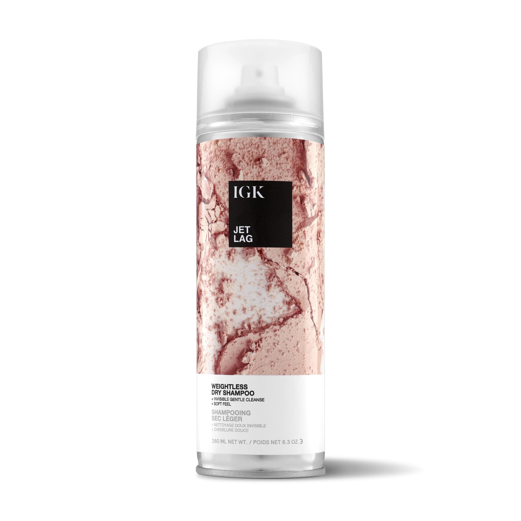 IGK JET LAG Invisible Dry Shampoo | Weightless + Refresh Style | Vegan + Cruelty Free |