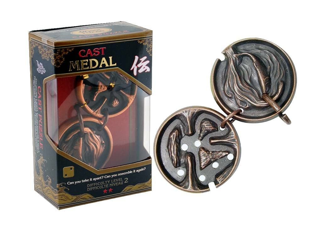 Eureka Brain Teaser - Cast Jigsaw Puzzle - Cast Medal - difficulty ' - (Cod. 737601)