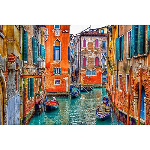 Puzzle Water City of Venice Scenery Wooden Jigsaw Super Challenge 500/1000/2000/3000/5000/6000 Pieces Toys Decoration Gift 0321 (Size : 4000 Pieces)