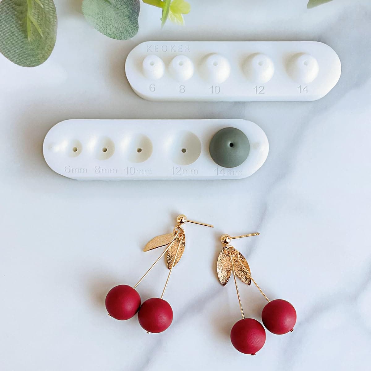 Polymer Clay Bead Hole Maker - Piercing Tool for Drilling Holes in Clay Beads (5 Sizes)