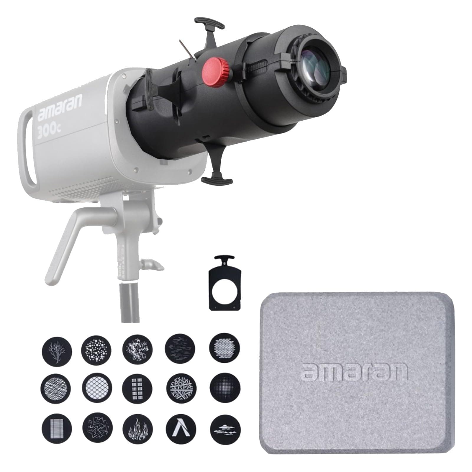 Aputure Amaran Spotlight SE 36° Lens Kit, Projection Lens Modifier for Amaran 300C Amaran 150C Amaran 200X S 60X S Aputure 300X and Other Power not Exceeding 300W Bowens Mount Lights