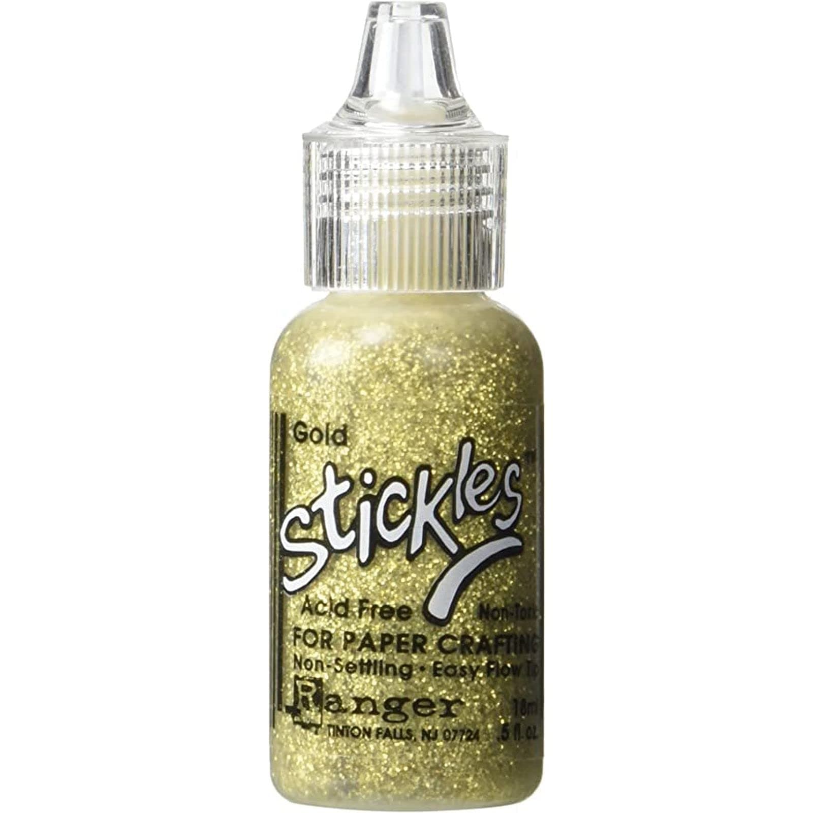 Ranger 1/2-Ounce Stickles Glitter Glue, Gold (SGG01-799)