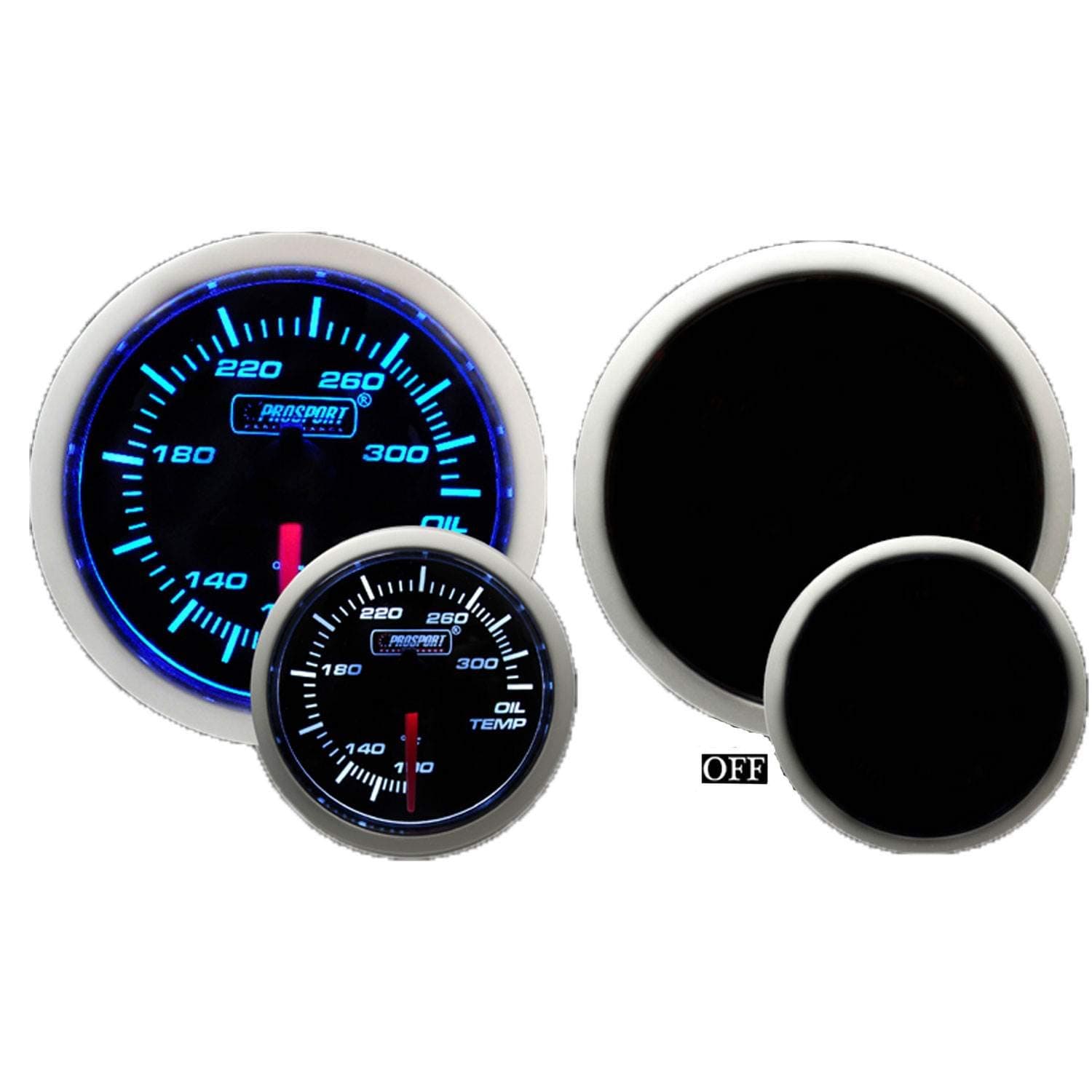 PROSPORTGauges 216BFWBOTSM.F 52 Millimeter Oil Temperature Gauge Electrical