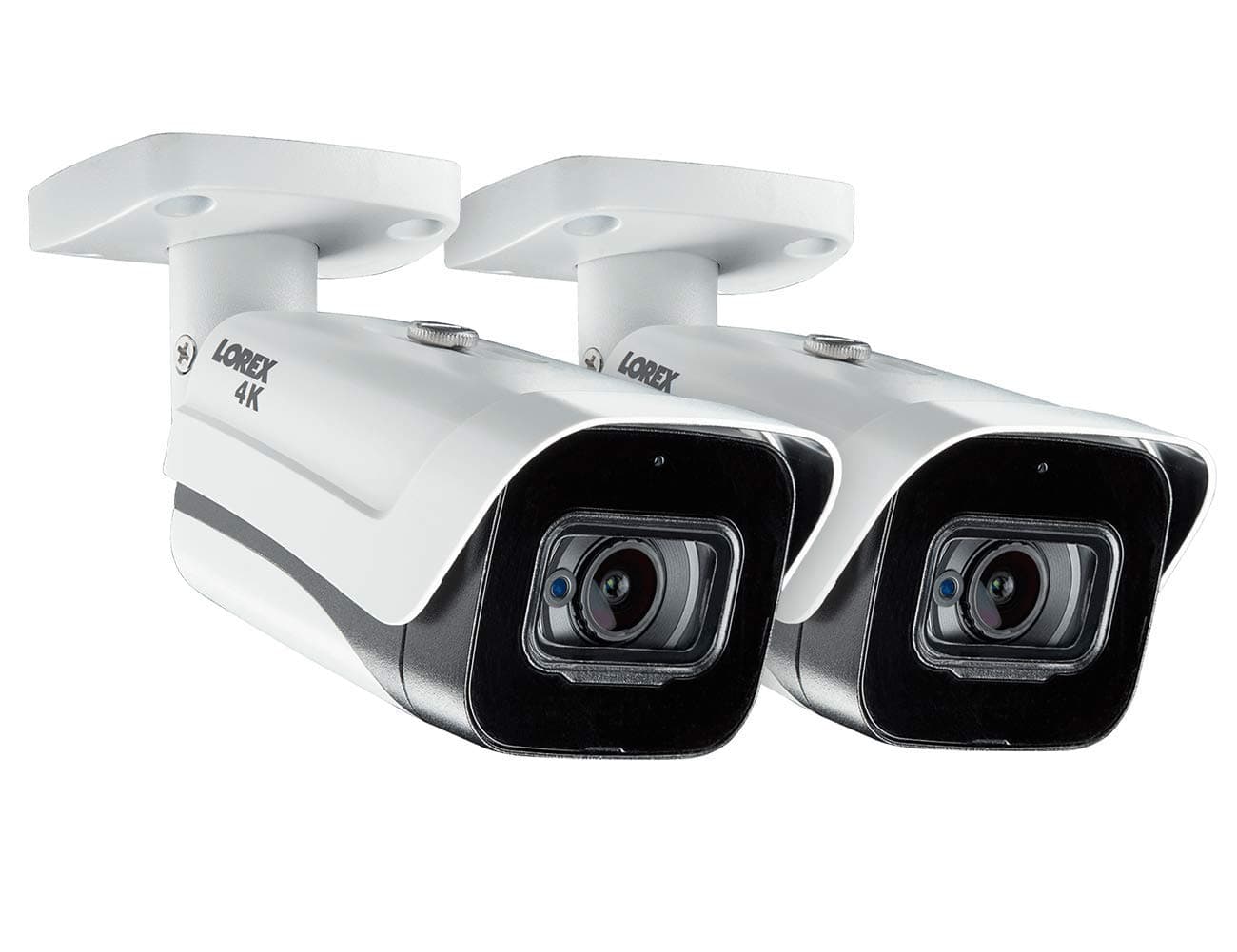 2-Pack of Lorex LBV8721AB 4K MPX Bullet Cameras with Built in Mic