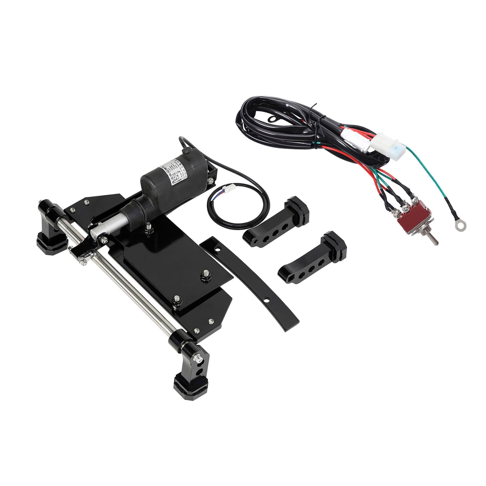 TCT-MOTORPARTS Motorcycle Electric Center Stand Fit For 2009-2016 Harley Touring Bagger Electra Street Road Glide Ultra Classic FLHTCU Road King