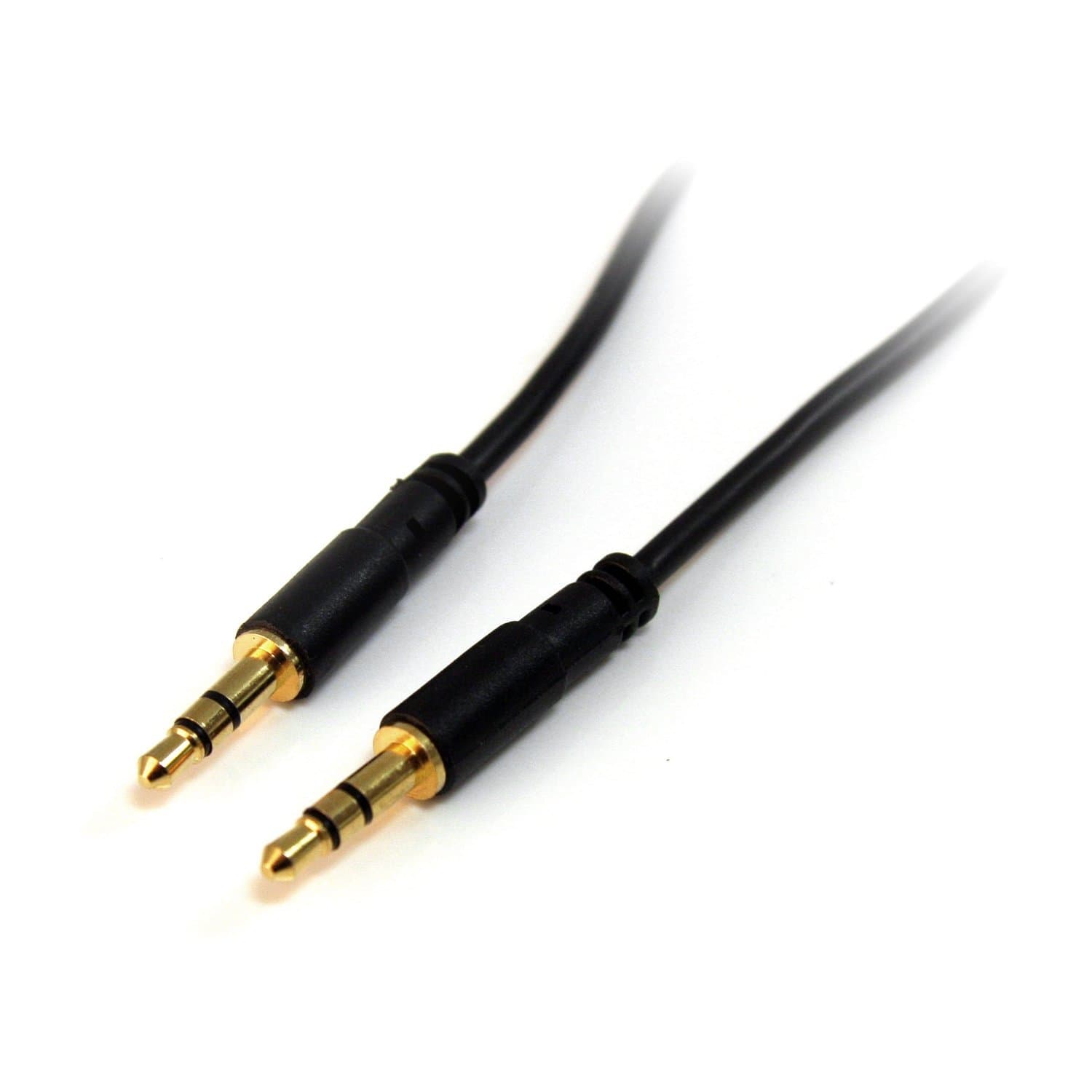 StarTech.com 3.5mm Audio Cable - 3 ft - Slim - M / M - AUX Cable - Male to Male Audio Cable - AUX Cord - Headphone Cable - Auxiliary Cable (MU3MMS)