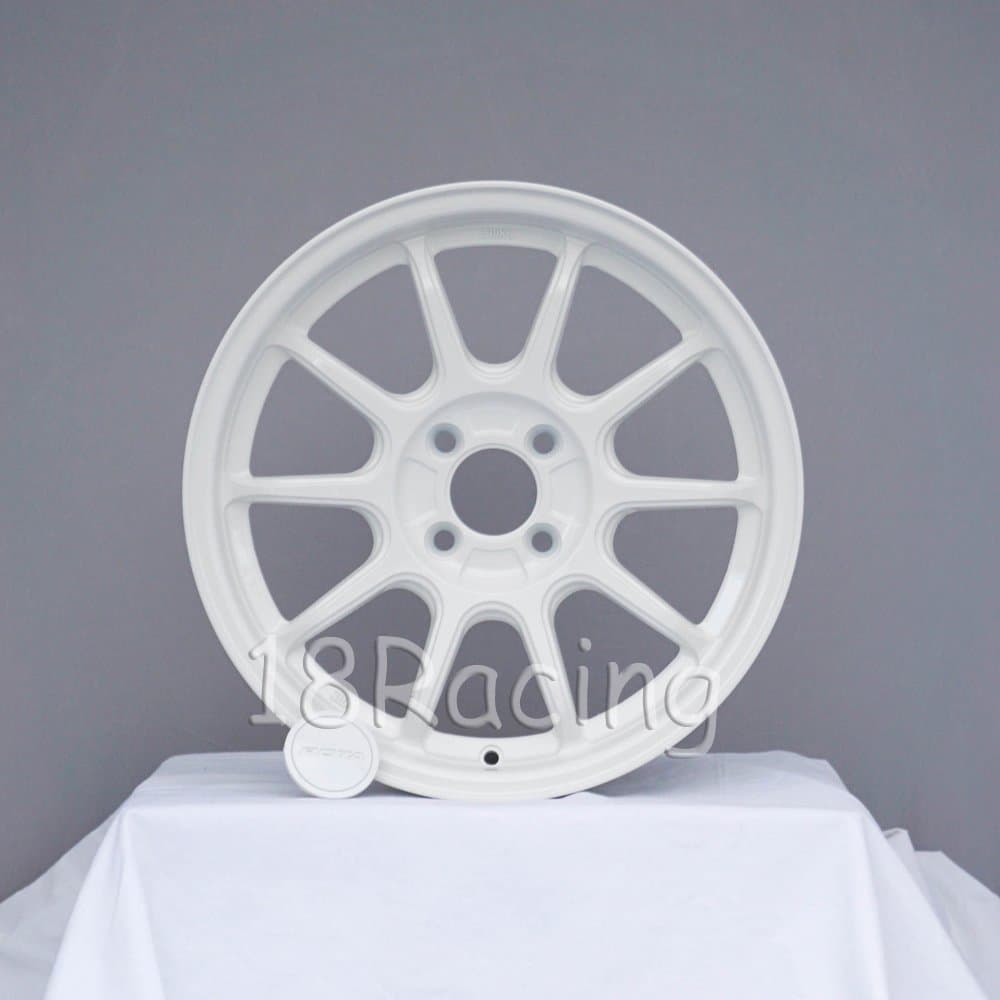 4 PCS ROTA WHEEL F500 WHEELS 16x7 PCD:4x100 OFFSET:40 HB:67.1 WHITE ONLY 12.7 LBS