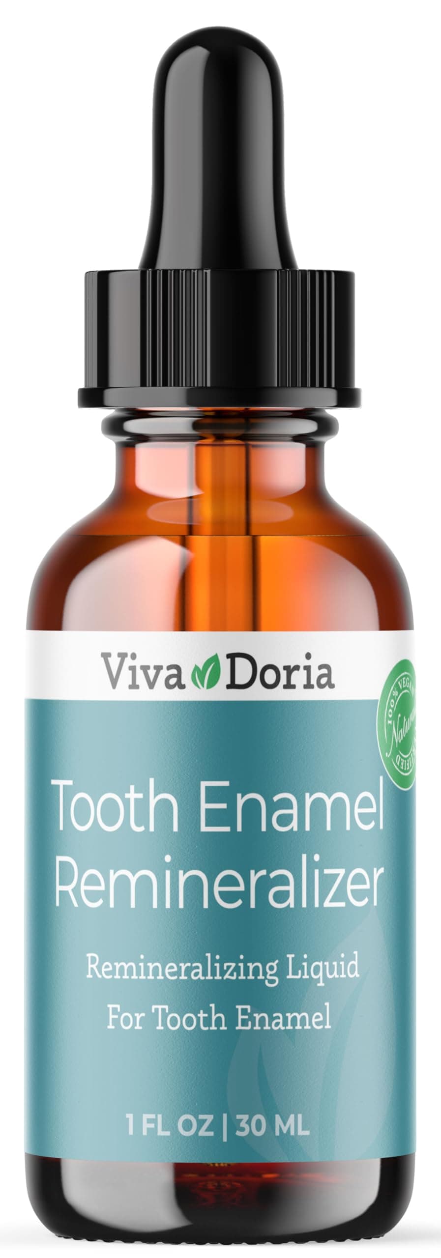 Viva Doria Tooth Enamel Remineralizing Liquid, Protects Tooth Enamel and Helps Keep Gum Healthy 1 fl oz