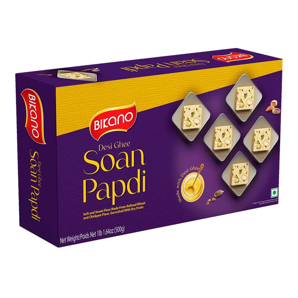 Bikano Soan Papdi, Desi Ghee, 500g